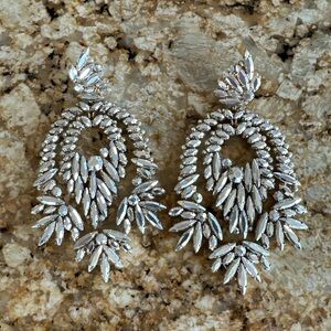 Bcbg Metallic Gold Chandelier Earrings (New Without Tags)